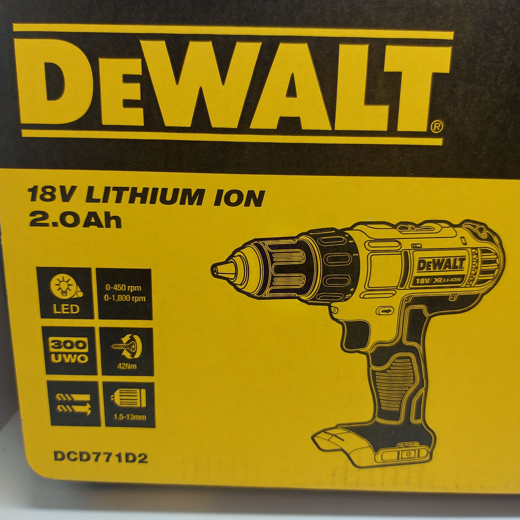 Акумулаторен винтоверт Dewalt DCD771NK
