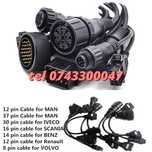 Set De 8 Cabluri Adaptoare Obd2 Autocom Delphi Camioane Dube