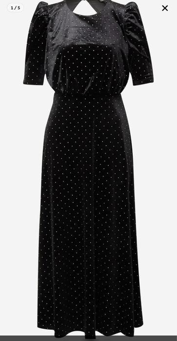 Rochie midi neagra 44
