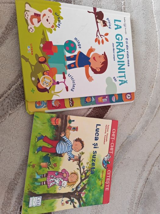 Set 2 cărți - O zi din viața mea la grădiniță + Luca și suzeta
