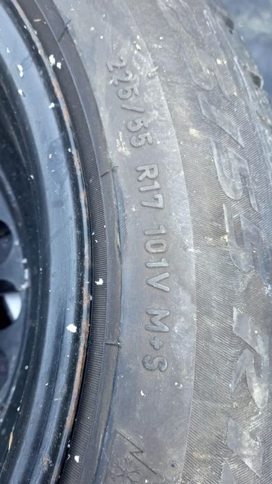 Jante cu cauciucuri de iarna 225/55 R17 101V M+S