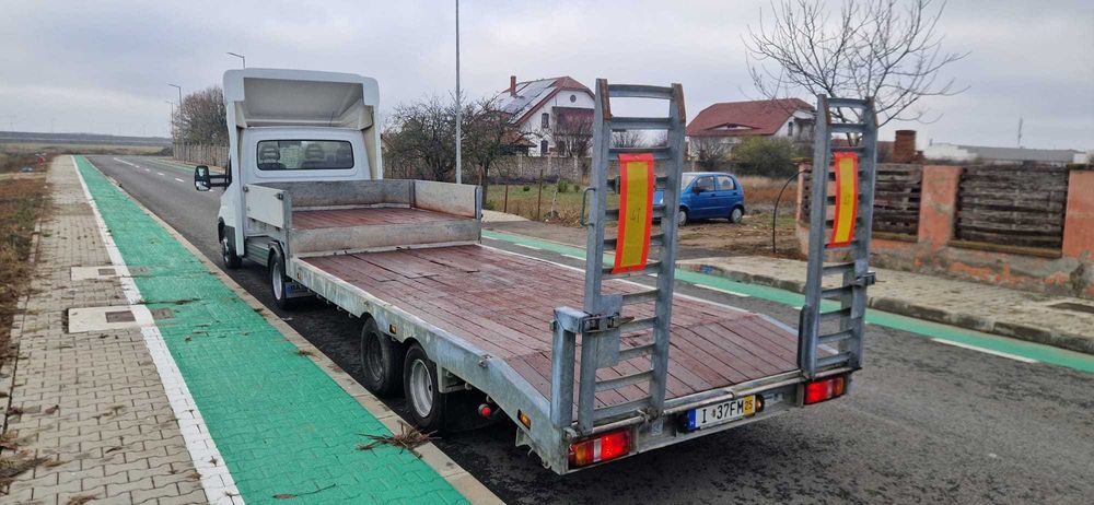 Ansamblu / minitir pentru transport utilaje