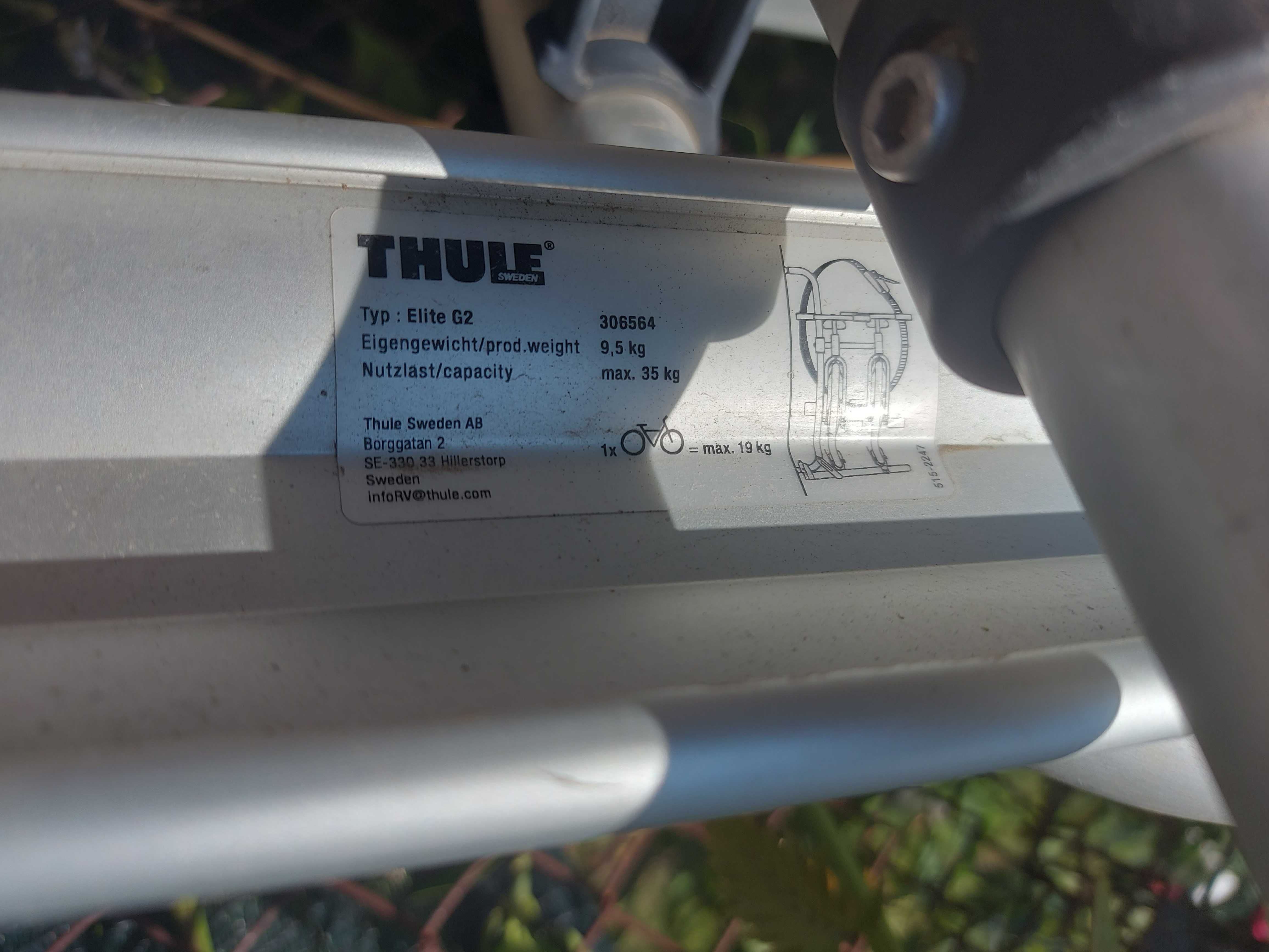 Багажник thule elite g2 van за колела за бус пежо, фиат или ситроен