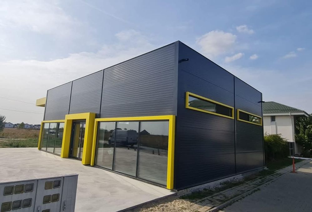 Hală metalică spațiu comercial, pentru informații detaliate contactați
