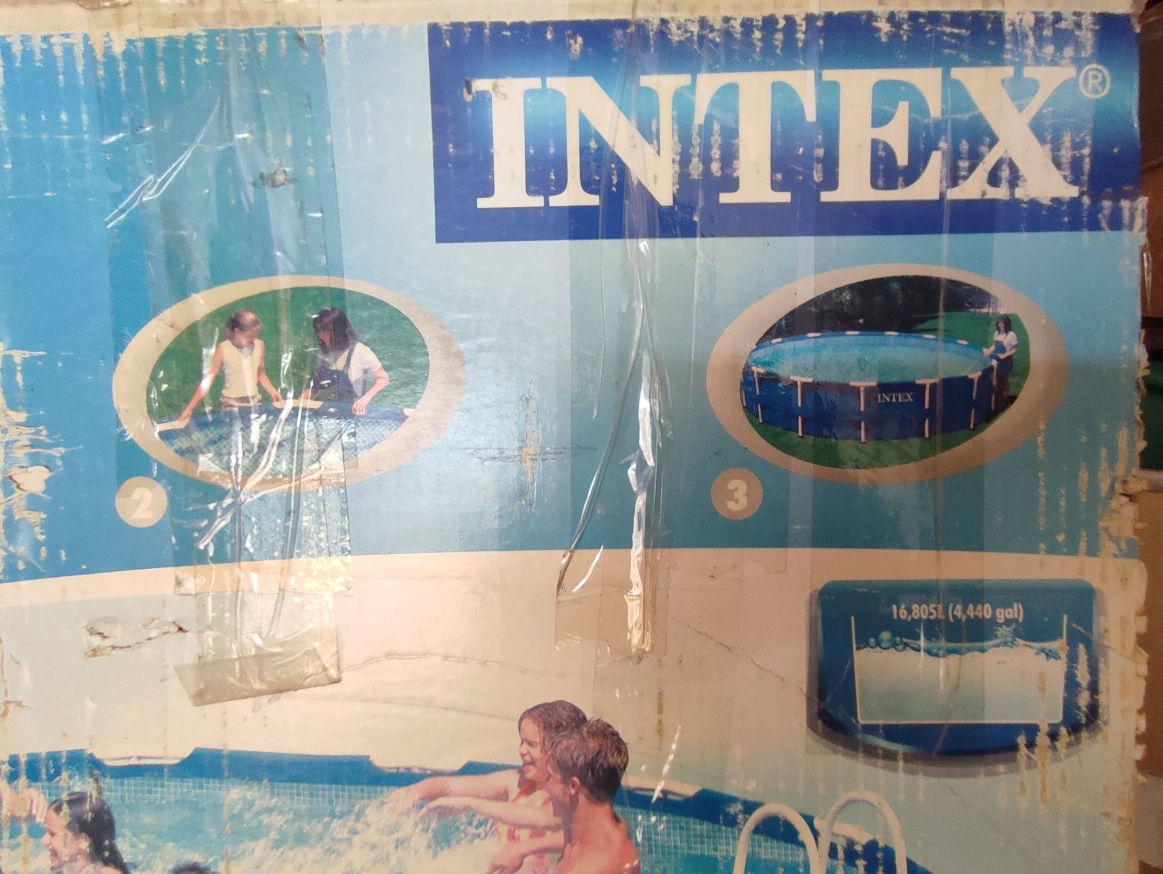 Продам большой бассейн INTEX 4,57x1.22