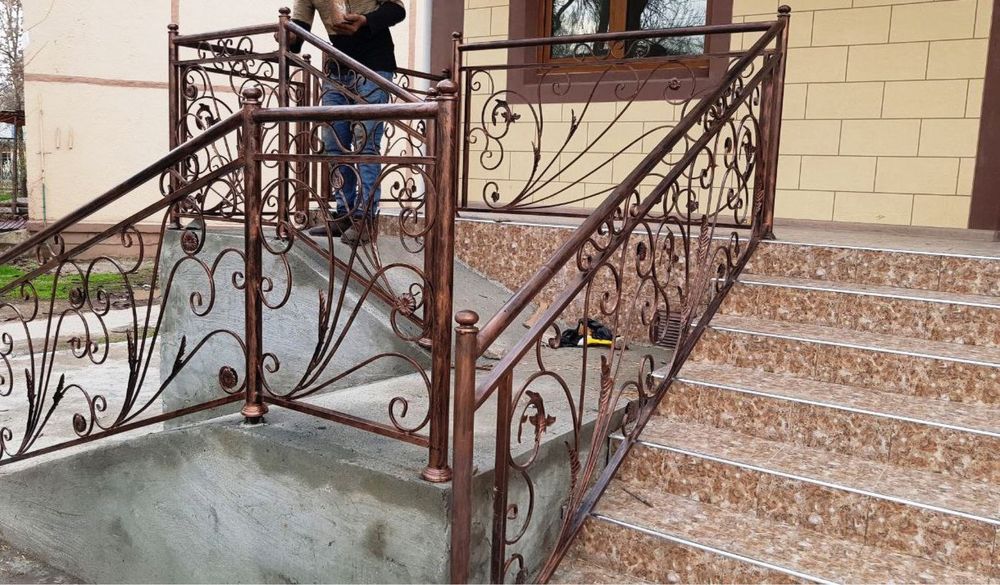 Решетки для окон и лестниц | Deraza va Zinalar uchun temir panjaralar