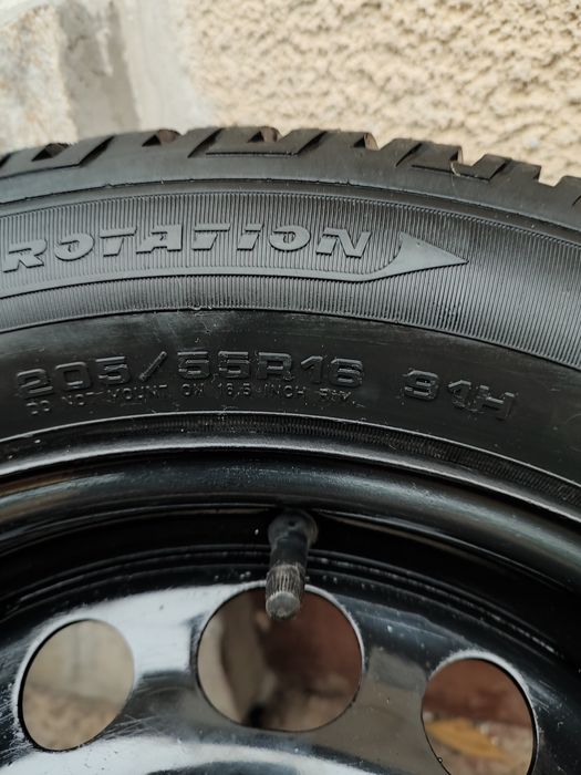 Метални джанти 4по108, всесезонни гуми М+S, Фулда  205/55/16