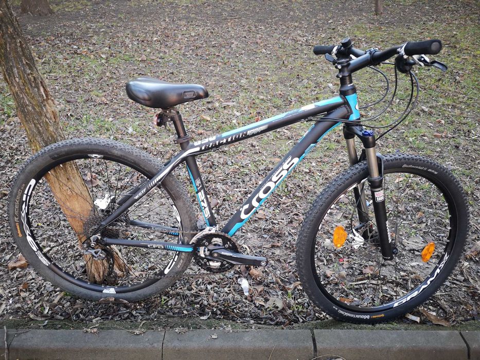 bicicleta adulti copii cross btwin shimano rock shox