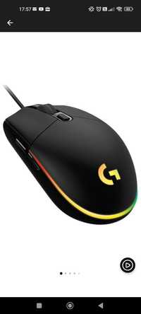 Mouse gaming Logitech G203, RGB, 6 butoane, 8000 dpi, Negru