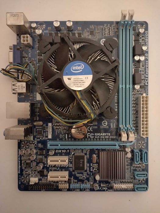 Placa de baza Gigabyte GA H61M DS2, socket 1155, testata