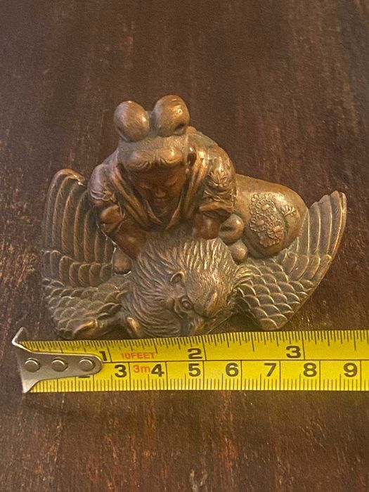 Tengu бронзова статуетка