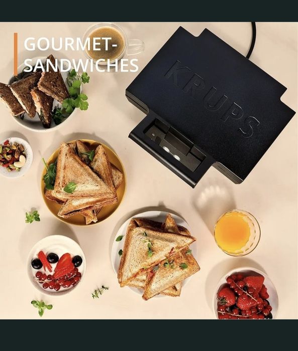 Сандвич тостер Krups FDK46,Черен,850W