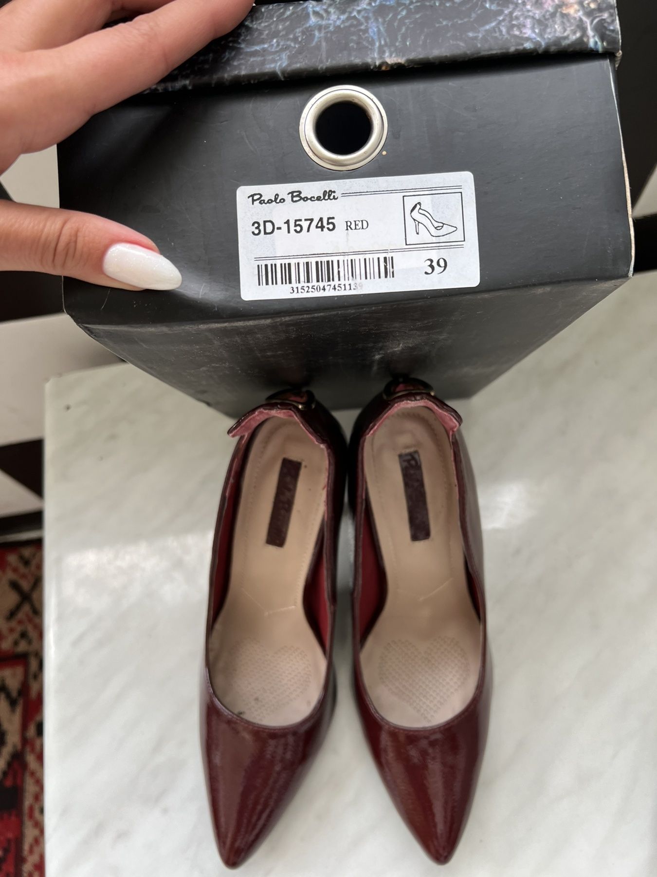 Дамски обувки Paolo Bocelli еко кожа 39 номер