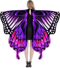Costum femei fluture, mov, noi