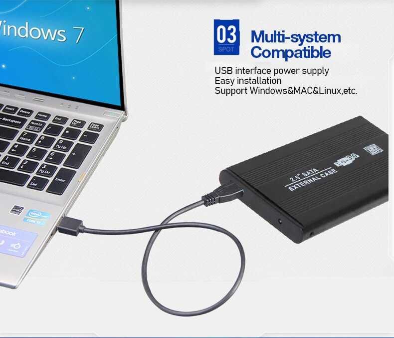 Новый Внешний бокс для жесткого диска UTHAI Sata 2,5 дюйма USB3.0