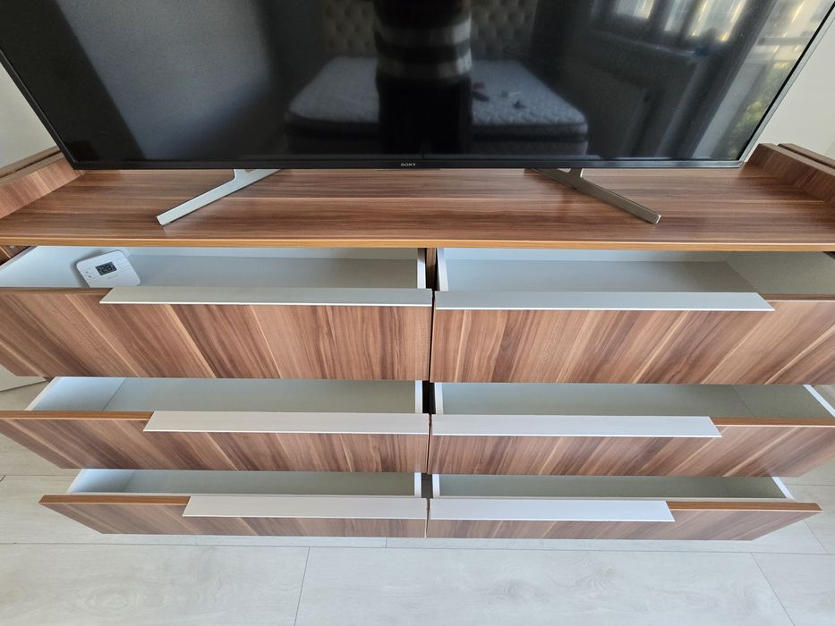 Comoda TV Dormitor 6 Sertare Maro