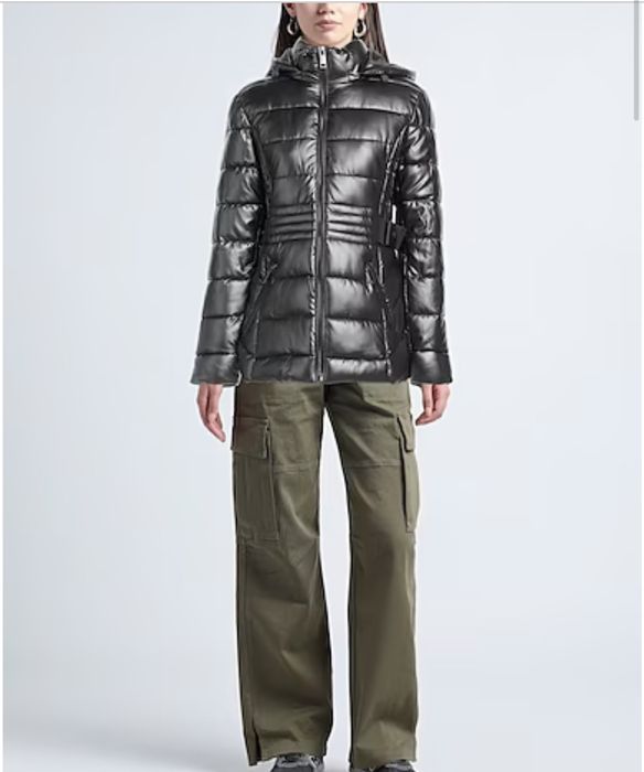 Geaca de dama albastru metalizat