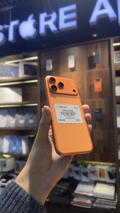 iphone 17 pro max 256 sim 100% 1 sikil Naxt va Nasiya