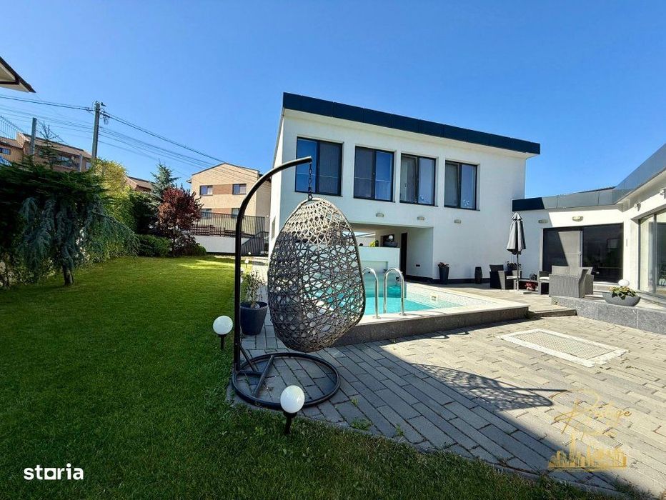Casa moderna cu 4 camere si piscina de inchiriat in Floresti - Cluj