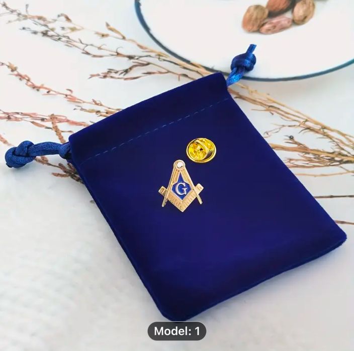 Pin masonic cu saculet
