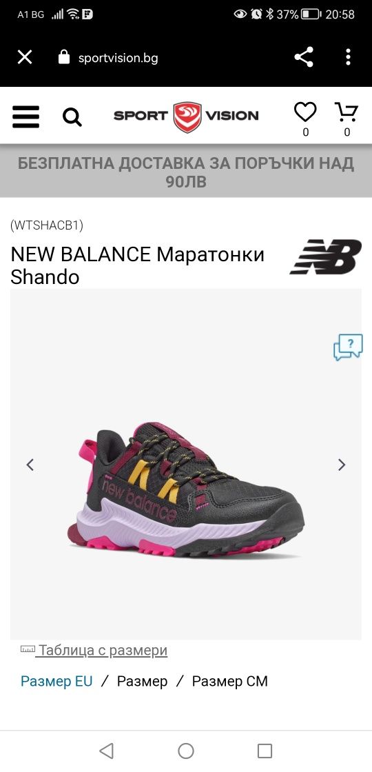 Дамски маратонки New Balance