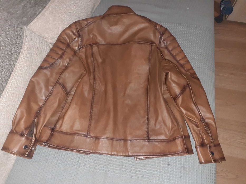 Haina de piele, jacheta , baieti - 8 ani