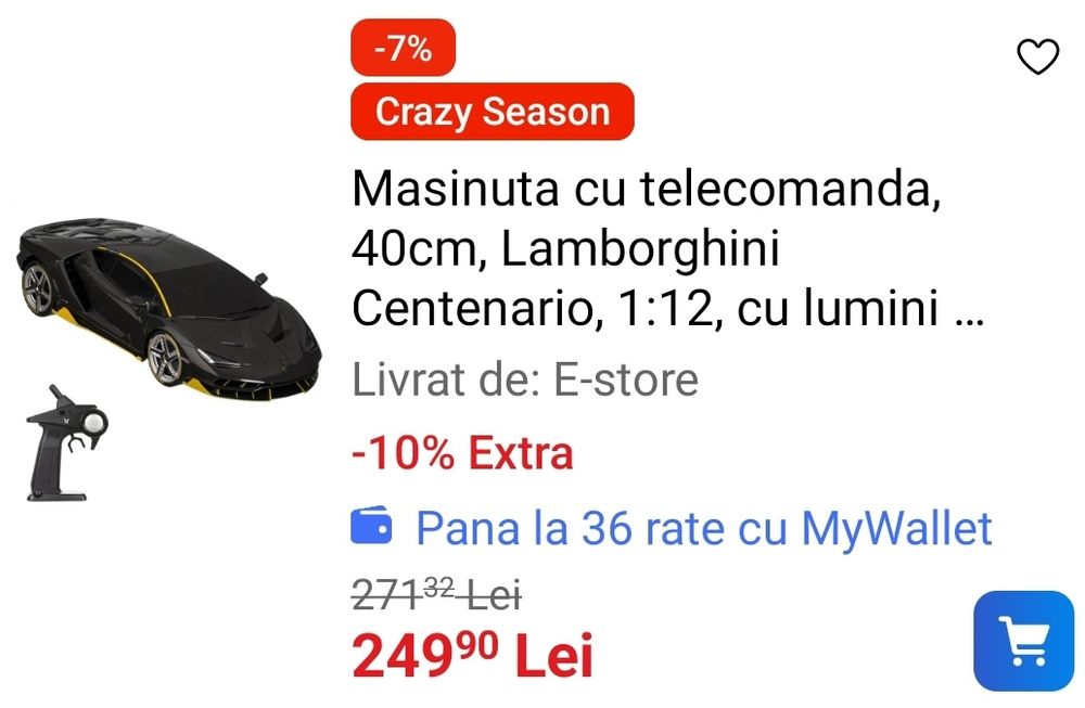 Masina cu telecomanda