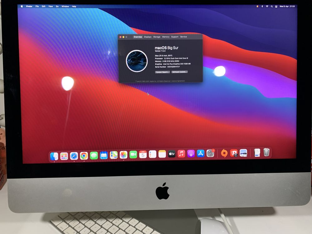 iMac 2017 21.5 inch 1TB memorie