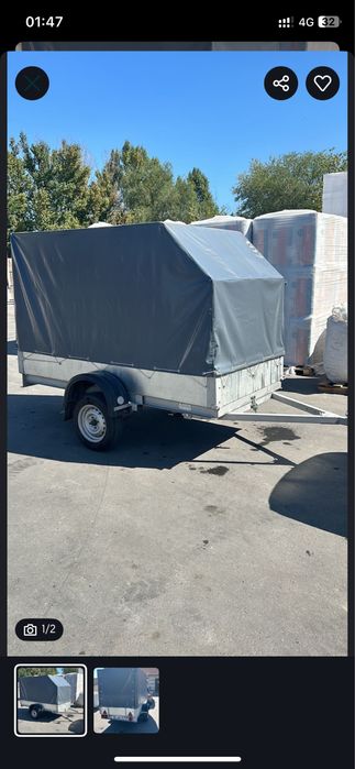 Прицеп легковой жеңіл көлікке