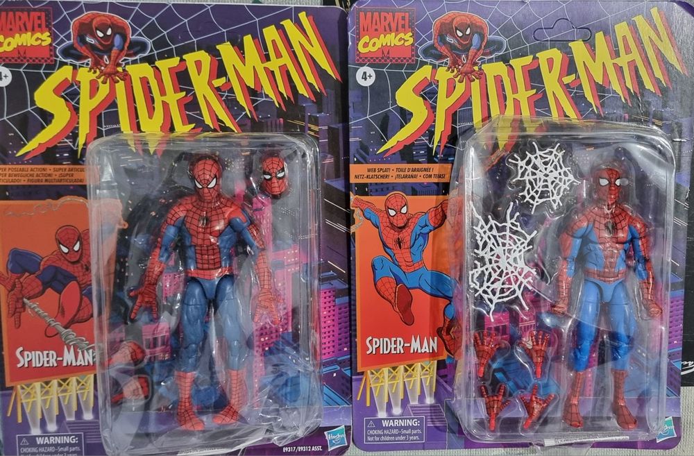 Figurine Hasbro Spiderman - Classics Red Suit si Web Spalt