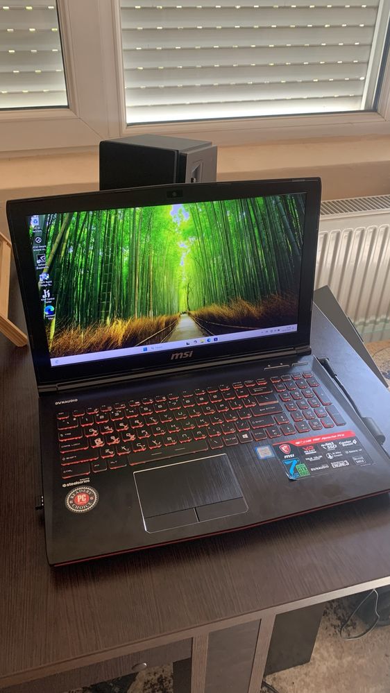 Laptop Gaming MSI GE62VR Apache Pro – i7, GTX 1060, 16GB RAM, SSd+HDD