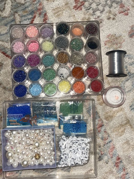 бисер набор рукоделие бусины