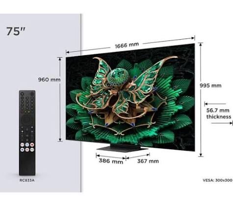 Телевизор 55/75 С765 C7K C6K QD-Mini LED смарт 4K 144 Гц Доставка есть