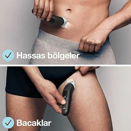 Машинка за подстригване Braun BG3350 Body Groomer 3 Тример за тяло