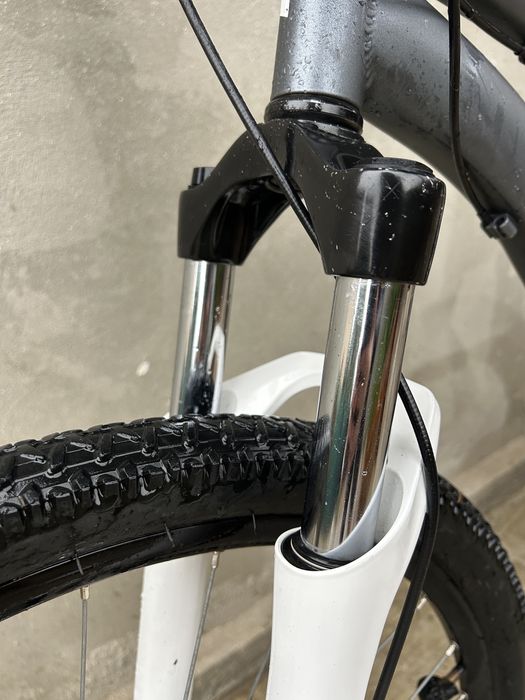 Rockrider st120 gri-portocaliu 27,5” + antifurt luma + ulei de lant