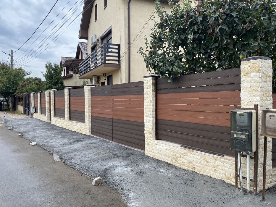 Garduri beton, WPC, piatra, travertin, șpalturi