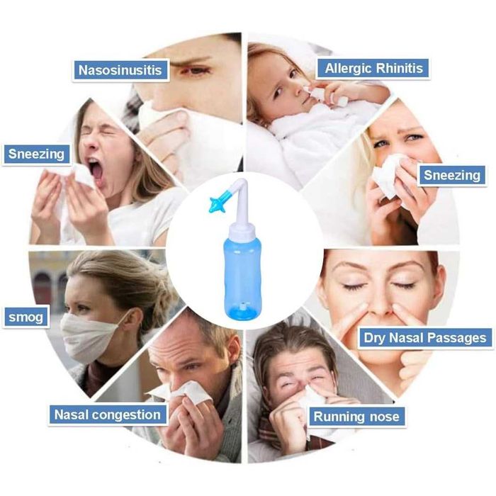 Irigator Nazal, Curatare Sinusuri, Decongestie Nazala, 300ml
