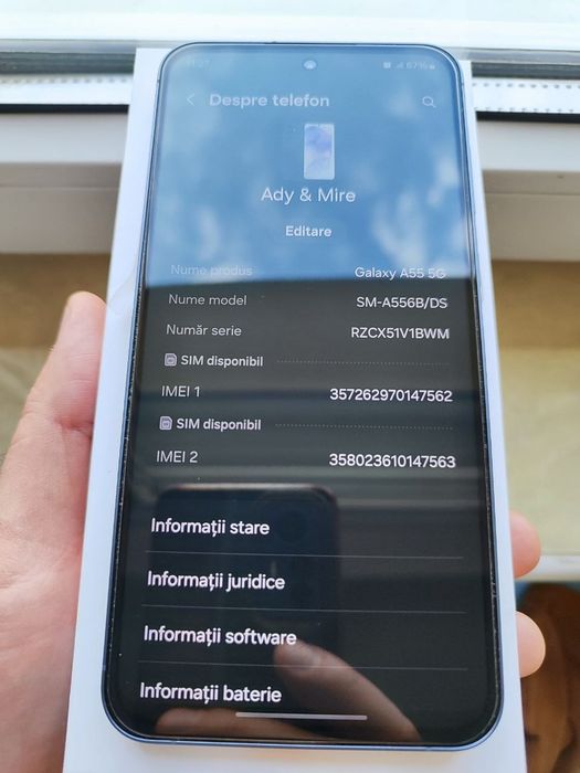 Samsung A55 garanție Emag