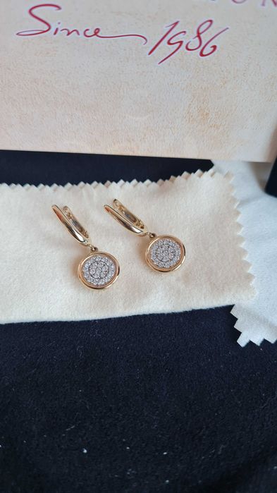 Златни обеци Valentin