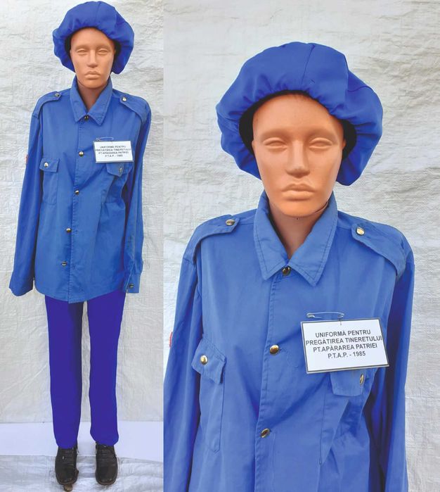 Manechin muncitor comunist si manechin PTAP