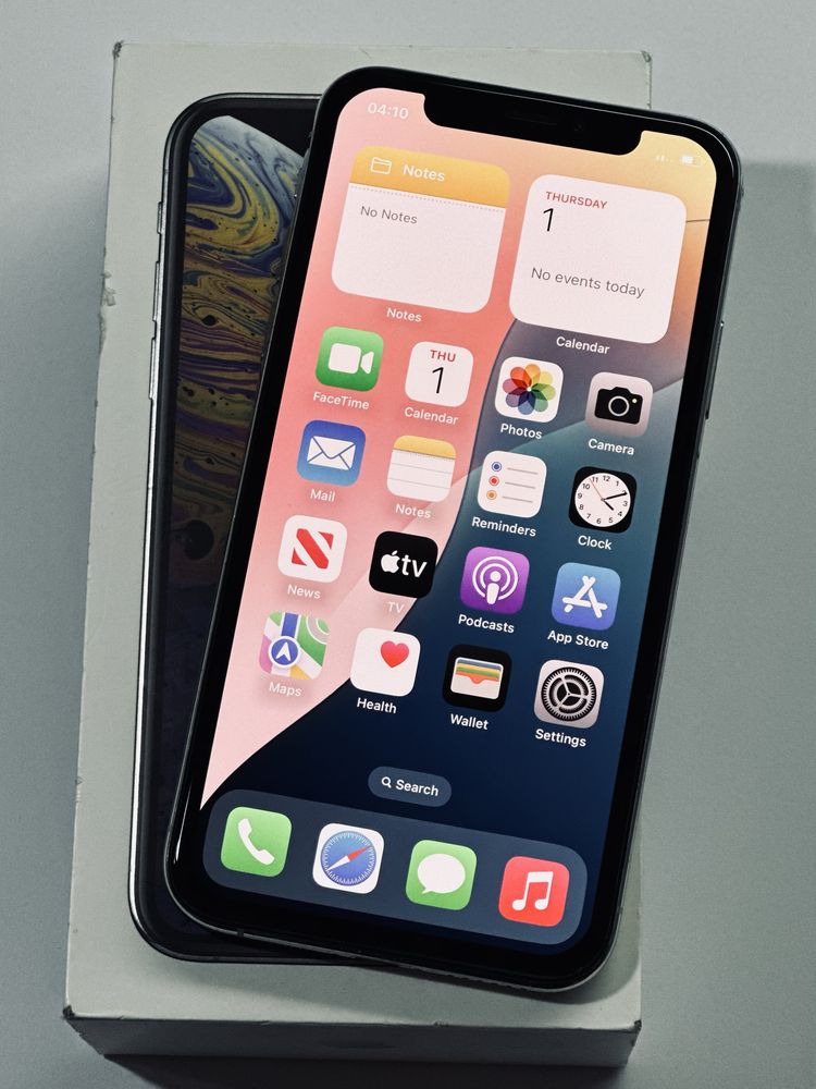 iPhone XS бял 256GB 91% battery