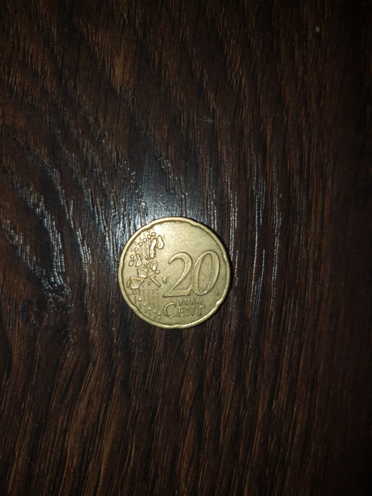 Moneda 20 euro cenți