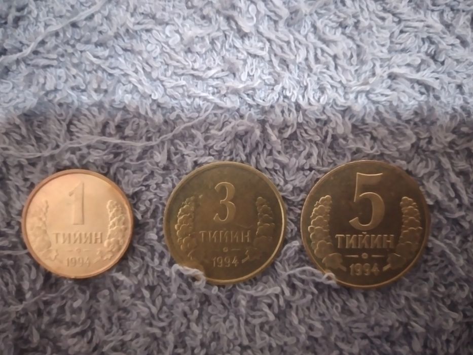 Меняю на сум купоны Убекистана достоинством 1, 3, 10, 500, 5000,.