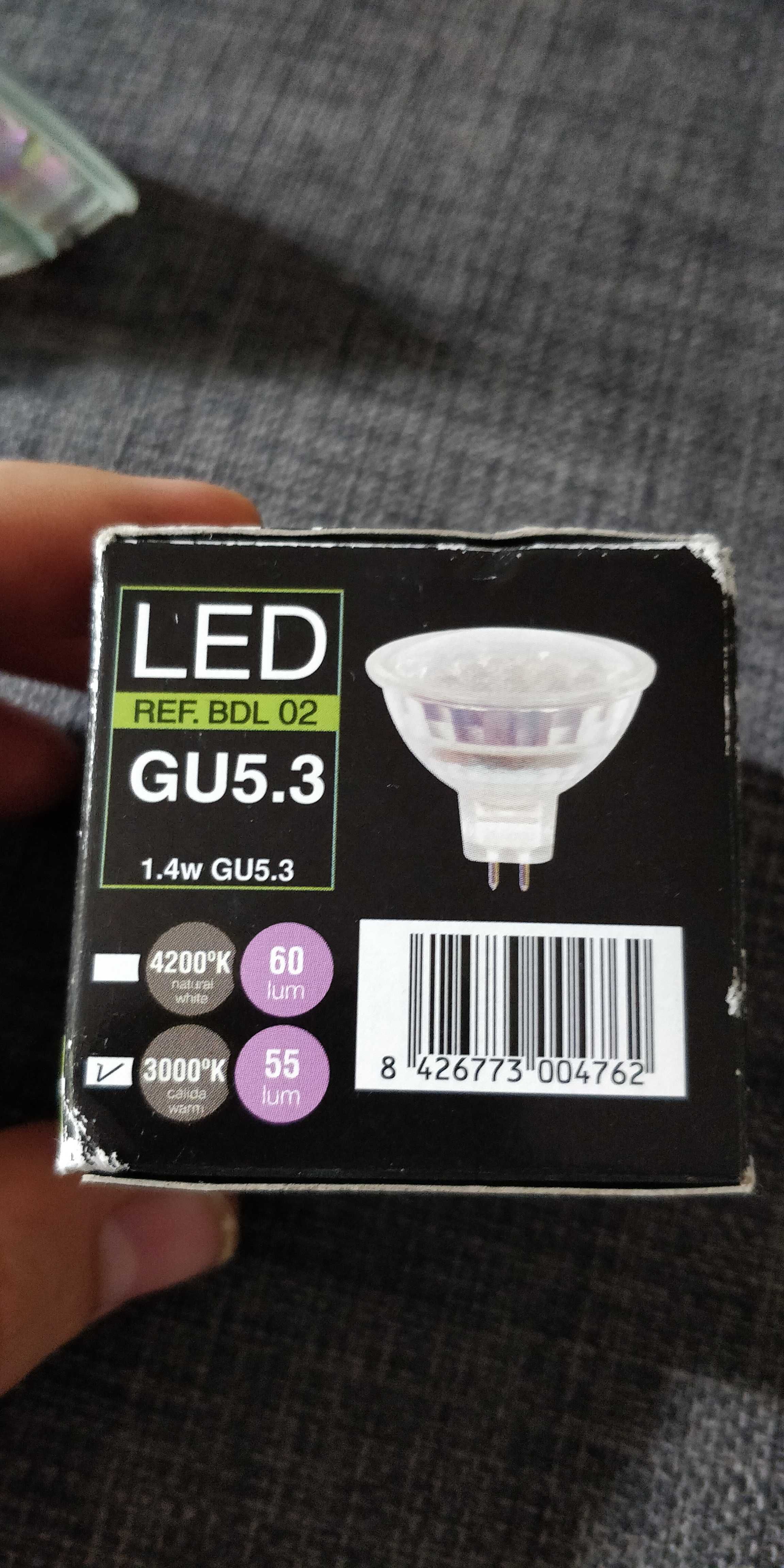 Becuri led GU5.3, 1.4W, noi