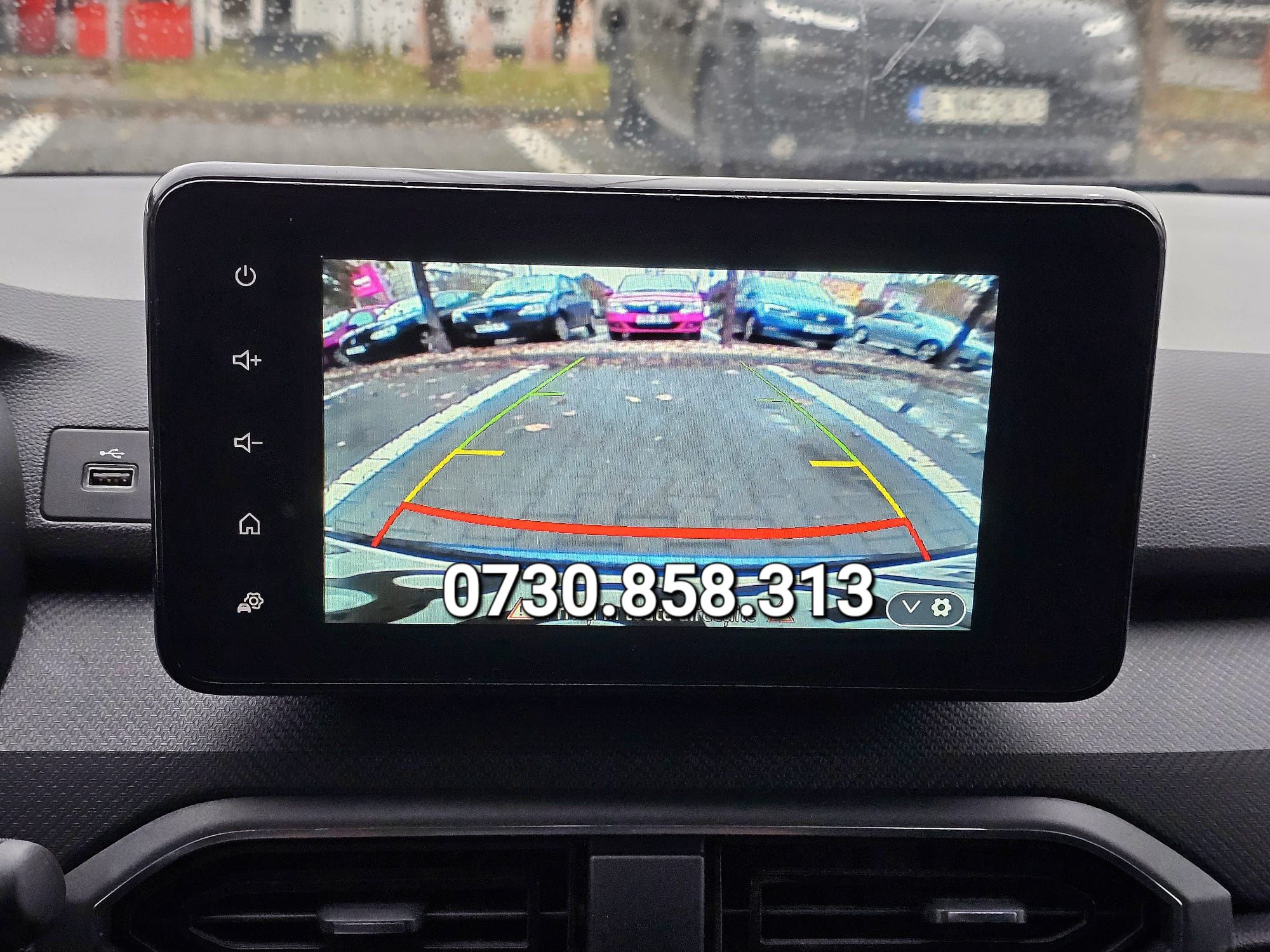 Jogger reverse camera video marșarier Dacia Logan Sandero Navigație