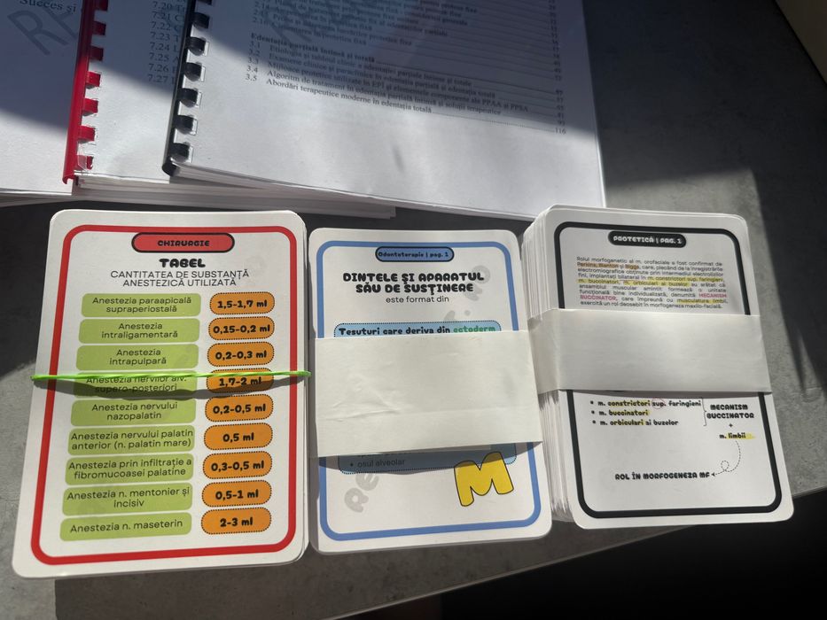 Materiale rezidentiat medicina dentara flashcard flashcarduri