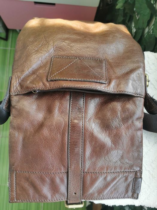 Geanta crossbody Fossil,pentru barbati, piele naturala