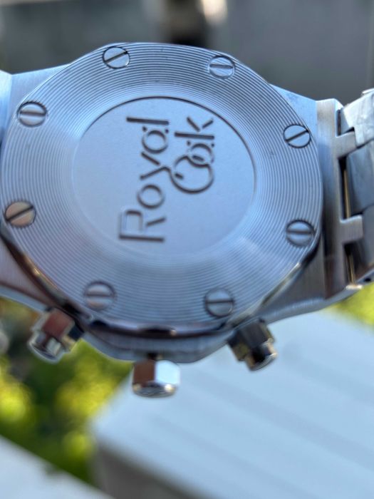 Ceas barbatesc metalic Nou Argintiu-Auriu ÅuḊemarŝ ṔiǴŨet