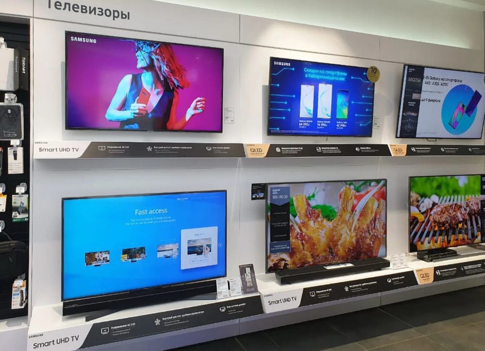 Телевизоры 55 SMART Android14 Samsung