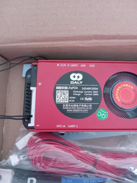 DALY BMS 48V 16S 200A LiFePO4 - Интелигентна Bluetooth платка